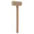 Wooden hammer for DIY furniture assembly