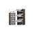 Black shoe rack with 6 shelves and clear doors, 3 modules, 92x40x31 cm