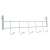 White over-the-door coat rack with 6 hooks