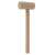 Wooden hammer for assembling furniture