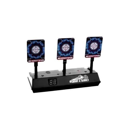 Elektronikus céltábla játék 3 célponttal, LCD kijelzővel és hanghatásokkal