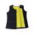 Black neoprene fitness slimming vest, size L, front view