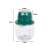 Green electric food chopper with dimensions