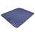 Blue checkered picnic blanket with handle, waterproof, unfolded