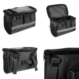 Collage of the MT MALATEC handlebar bag showing different angles and features - Trizand