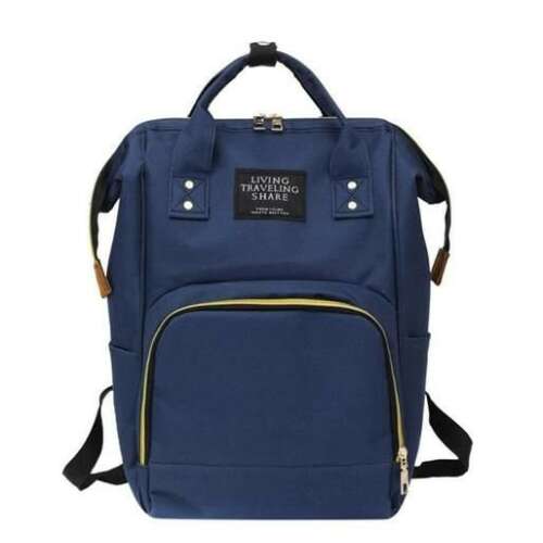 Vak na plienky vo vodeodolnom prevedení, multifunkčný batoh na plienky - Modrý