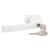 MT Malatec white window handle with lock and keys