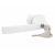 MT Malatec white window handle with keys