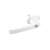 MT Malatec window handle with lock, white, 2 keys