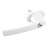 MT Malatec window handle with lock, white, 2 keys