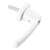 MT Malatec window handle with lock, white, 2 keys