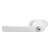 MT Malatec white window handle, side view