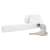 MT Malatec window handle with lock, white, 2 keys