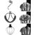 Ruhhy stand mixer attachments: dough hook, beater, whisk