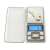 Digital pocket scale with backlit LCD screen, 500g capacity, tare function, OZ, CT, TL, GN units, weighing a key