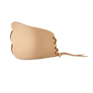 Beige strapless push up bra with adjustable lace for a custom fit - Bra