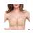 Femeie purtând un sutien push-up bej, fără bretele, cu dantela reglabilă