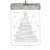 Christmas tree window decoration, warm white light