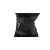 Neoprene slimming shaping belt, universal size, black, side view
