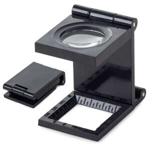 Összecsukható zseb ékszerész nagyító 8x skálával