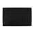 Black silicone bar mat, 45x30cm