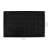 Black silicone bar mat, 45x30cm, with dimensions