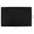 Black silicone bar mat, 45x30 cm, non-slip, drip mat for glasses and dishes, with dimensions