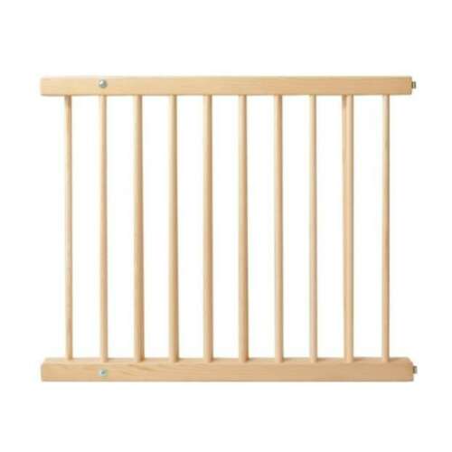 Malatec safety gate, pine wood, adjustable width 72-122 cm, natural color
