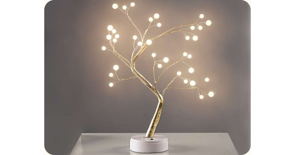 Bonsai LED dekorációs asztaldísz - éjszakai fény (BBV) 58075548