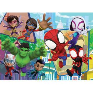 Marvel Spidey și prietenii săi Puzzle Maxi Floor de 24 de piese - imagine - Lisciani Puzzle