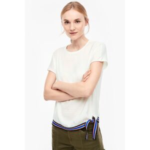 s. Oliver tricou alb pentru femei cu bretele – 40 128088947 - Îmbrăcăminte pentru femei