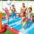 Intex Action Sports inflatable play center volleyball net in use