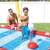 Intex Action Sports inflatable play center baseball stand in use