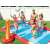Intex Action Sports inflatable play center volleyball net in use