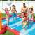 Intex Action Sports inflatable play center volleyball net in use