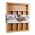Excellent Houseware - Bambusz Evőeszköztartó - Bővíthető - 28-45cm 134007135