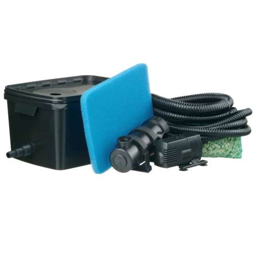 Ubbink FiltraPure 2000 PlusSet pond filter system with Xtra 600 pump, UV lamp, and filter media