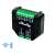 Shelly Plus Add-on sensor adapter for Shelly Plus relays, black, with green screw terminals, wifi and bluetooth icon