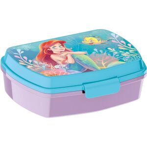 Disney Prinzessin Ariel Brotdose, BPA-freie Kunststoff Lunchbox - Lebensmittel- und Getränkebehälter für Kinder