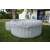 Bestway Lay-Z-Spa St. Lucia inflatable hot tub with cover in a garden setting