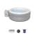 Bestway Lay-Z-Spa St. Lucia inflatable hot tub with air jets, cover, filter, pump, and ChemConnect