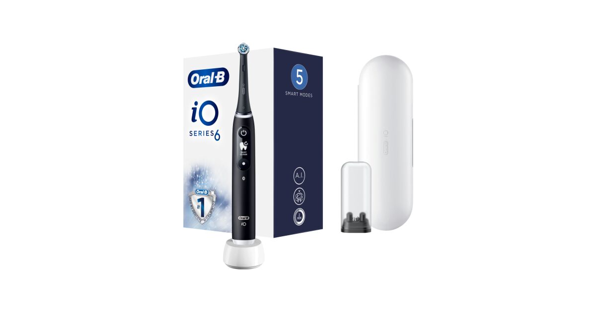 Oral-B iO Series 6s ブラック Buy Oral-B iO 6 Plus Edition Electric Toothbrush with Magnetic