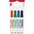 ICO Whiteboard-Marker, 4er Pack, rot, grün, blau, schwarz