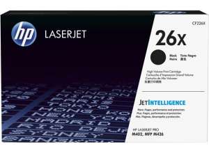 HP 26X Fekete LaserJet Toner CF226X M402 és M426 nyomtatókhoz - Nyomtató & Szkenner