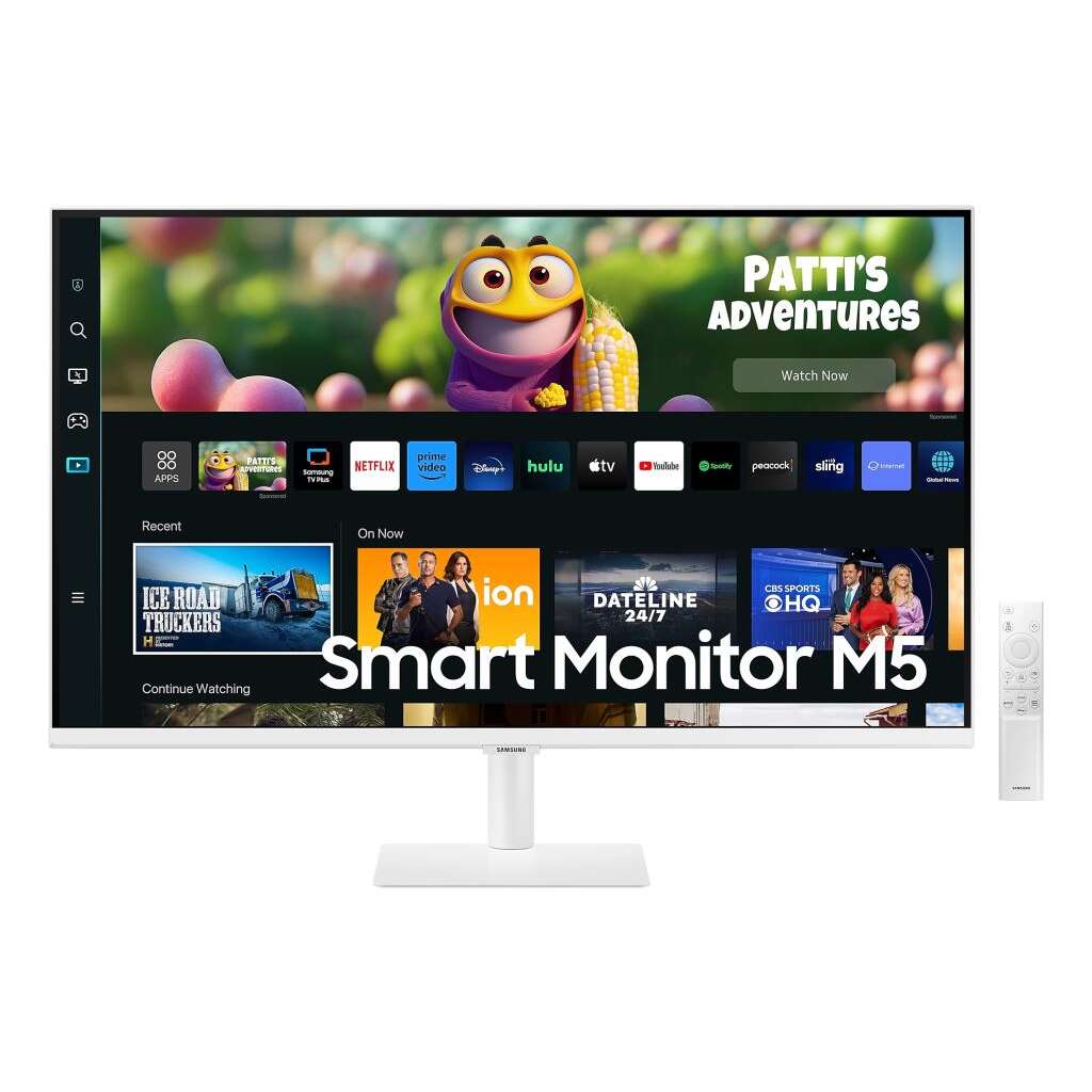 32" samsung smart m5 lcd monitor (ls32cm501euxdu)