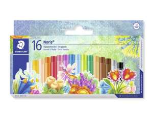STAEDTLER Olajpasztell kréta, STAEDTLER "Noris 241", 16 különböző szín
