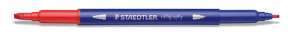 STAEDTLER Calligraphy double-ended calligraphy pen, red - Writing instrument