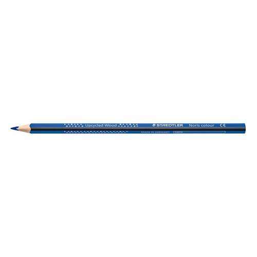STAEDTLER Noris Colour 187 blue colored pencil, triangular, made from recycled wood