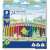 Creioane colorate STAEDTLER Noris Colour 187, 24 culori asortate, triunghiulare, din lemn reciclat