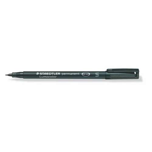 STAEDTLER Alkoholos marker, OHP, 0,4 mm, STAEDTLER "Lumocolor® 313 S", fekete